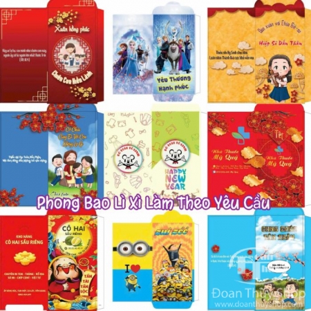 Phong Bao Lì Xì Làm Theo Yêu Cầu